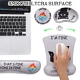 thumbnail image 6 of sixwipe Ergonomic Mouse Pad with Wrist Rest, Funny Cute Desk Keyboard Wrist Rest and Computer Wrist Support, No Slip Keyboard Wrist Pad with Coaster for Easy Typing and Hand Pain Relief, 6 of 7