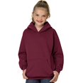 thumbnail image 1 of ComfortBlend EcoSmart Youth Pullover Hoodie Maroon, 1 of 2