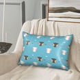 thumbnail image 2 of Pofeuu Cat Fish Print Satin Pillowcase for Hair and Skin Pillow Cases, Silk Pillow Cases, Soft Cooling Pillow Covers, 20x30 Inches（Pillow core not included）, 2 of 7