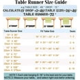 thumbnail image 4 of SHIBA-Rustic Linen Table Runner Farmhouse Style Table Runners 108 inches Long Embroidered Table Runner with Hand-Tassels for Party, Dresser Decor and Dining Room Decorations (Ivory, 13"×108"), 4 of 4