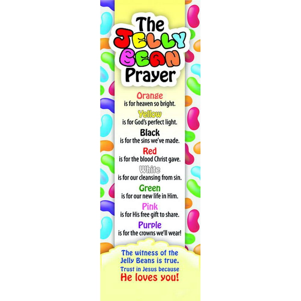 Bookmark Easter Kids Jelly Bean Prayer (Other)
