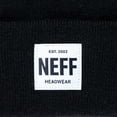 thumbnail image 2 of Unisex NEFF Lawrence Black  Beanie Black One Size Fits Most, 2 of 4