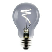 Better Homes & Gardens LED Vintage Style Light Bulb, A19 35 Watts Smoke Spiral Filament, Medium Base, Dimmable - 2 Pk