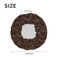 thumbnail image 4 of Kdxio Autumn Brown Plants Print Shower Cap for Women,Elastic and Reusable,Double Waterproof Layers Bathing Hat, 4 of 6
