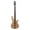 Brown, variant on 44 Inch GIB 5 String H-H Pickup Laurel Wood Fingerboard Electric Bass Guitar with Bag and other Accessories Burlywood