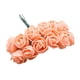 thumbnail image 2 of Yuarrent 12 Uds. De flores artificiales de rosas de espuma, decoración para el hogar, boda, coche, DIY para novia Kits de decoración para fiestas naranja, 2 of 6