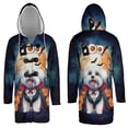 thumbnail image 3 of Happy Halloween Vampire Maltese BOO with Pumpkins Fun and Spooky All Over Print 3D Hooded Duffle Toggle Coat Maltese Dog Lover Gifts Idea - 00018, 3 of 6