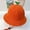 Orange, variant on Visor Hats Bucket Hats Outdoor Kids Cap Baby Fisherman's Hats Sun Hat Printing Pattern Toddler Baseball Caps Hats for Women Summer Hats Green One Size