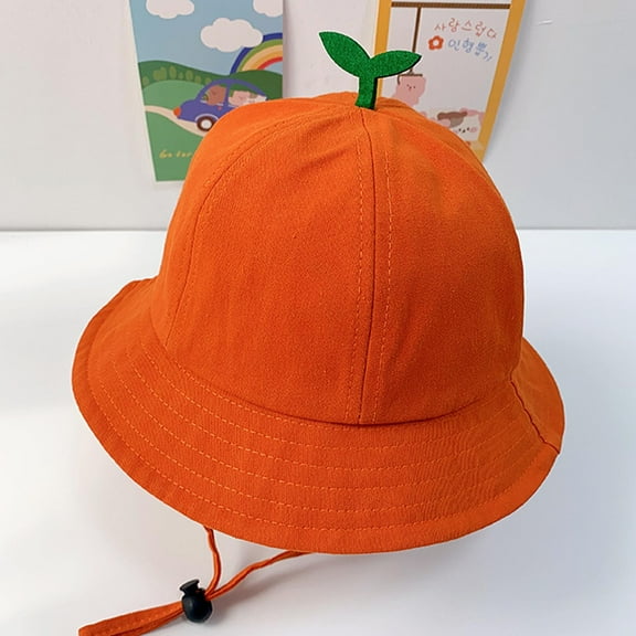 Wyongtao Clearance Under $10.00Toddler Baby Kids Outdoor Printing Pattern Hats Fisherman's Hat Sun Cap