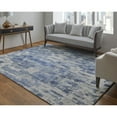 thumbnail image 2 of Feizy Eastfield Modern Abstract, Blue/Ivory, 3' x 5' Accent Rug Sheen Handmade Casual Distressed Floor Rug for Living room Bedroom, 2 of 8