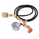 thumbnail image 2 of CO2 Refilling Station Charging Adapter to Small Welding Tanks,W/ 1.5 Meters Soft Hose 250Bar Gauge, 2 of 5
