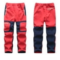 thumbnail image 3 of EnJoCho Boys Ski Snow Pants Winter Thermal Warm Comfortable Outdoor Play Casual Trousers Distressed Design Cargo Pockets Sports Bottoms Hiking Recreation, 3 of 4