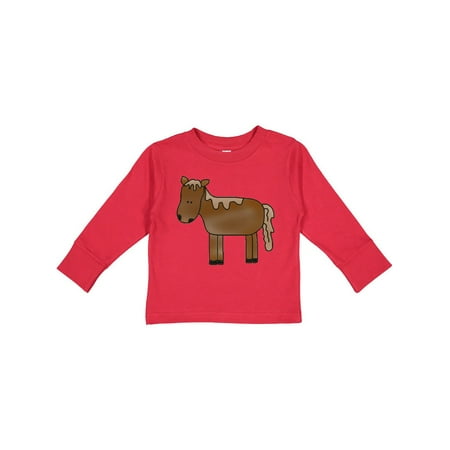 

Inktastic horse Gift Toddler Boy or Toddler Girl Long Sleeve T-Shirt