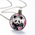 thumbnail image 6 of Panda Necklace Personalized Custom Photo Round Pendant Adjustable Stainless Steel Necklaces with Gift Box for Men Women Mothers Valentine's Jewelry Gift, 6 of 6