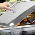 thumbnail image 6 of 2pcs Heavy Duty Buffet Tray Handle Buffet Server Dish Replacement Handle Stainless Steel Buffet Tray Top Handle Buffet Dish Lid Knob, 6 of 6