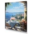 thumbnail image 2 of Designart "Coastal Provence Escape French Tranquility II" Nautical & Beach Canvas Wall Art, 2 of 5