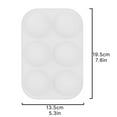 thumbnail image 3 of 2PCS 6-Cup Round Silicone Baking Pan Non-Stick Muffin Cupcake Cheesecake Mold Food-Grade Baking Tray Oven Microwave Freezer Safe Reusable Dessert Bakeware Set, 3 of 4