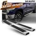 thumbnail image 2 of M-AUTO Running Boards Compatible with 2007-2021 Toyota Tundra CrewMax Cab Chrome Side Step Nerf Side Bars Factory Style, 2 of 9
