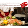 thumbnail image 3 of Frying Pan Splash Screen - Stainless Steel Grease Guard for 13" Pans Prevents Hot Oil from Splashing - Kitchen Tools & Accessories, 3 of 5