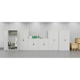 thumbnail image 2 of Hirsh Metal Wardrobe Cabinet 18in D x 36in W x 72in H Light Gray, 2 of 7