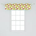 thumbnail image 2 of Ambesonne Fruit Window Valance, Watercolor Citrus Pomegranate, 42" x 12", Multicolor, 2 of 3