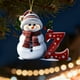 thumbnail image 4 of Adornos navideños personalizados con letras 2025 | Colgante acrílico para decorar el árbol | Adornos navideños personalizables para la decoración del hogar, 4 of 6