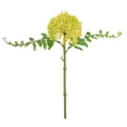 thumbnail image 2 of Plantas de flores artificiales, arbustos de plástico, maceta colgante para interior y exterior, hogar, cocina, oficina, boda, decoración de jar Amarillo Macarena Manojo de flores artificiales, 2 of 8