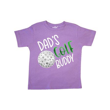 

Inktastic Dad s Golf Buddy with Golf Ball Gift Toddler Boy or Toddler Girl T-Shirt
