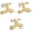 gold, variant on MUNEK Hinge Pin Door Stopper, Adjustable Black Door Stop with White Rubber Tips, 3 Pack