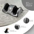 thumbnail image 4 of Costway Shiatsu Foot Massager Kneading and Rolling Leg Calf Ankle with Remote Gray, 4 of 12
