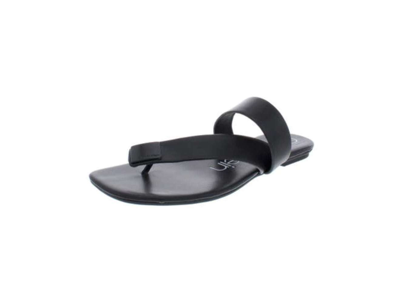 Calvin klein best sale saurin flat sandals