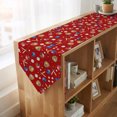 thumbnail image 4 of Baseball Sports Table Runner Linen Burlap Table Runner 72 Inches Long Modern Classic American Balls Red Dresser Scarves for Kitchen Island Coffee Dining Room Party Wedding Holiday Decor 18"x72", 4 of 8