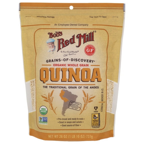 (Pack of 4) Bob's Red Mill Organic White Quinoa 26 Oz