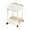 White, variant on HHGBAD Side Table, Mobile Storage Rack, Multifunctional Furniture, Portable Coffee/Bedside Table, For Living Room, Bedroom, Study Desk, Easy to Assemble, Stylish Decor