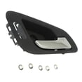 thumbnail image 2 of Right Front Interior Door Handle Compatible with 2015-2020 Chevrolet Colorado Chrome Lever With Black Bezel Without Key Hole 84047815-PFM ZR2 Base LT WT Z71 Handle Assembly New, 2 of 5
