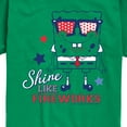 thumbnail image 3 of SpongeBob SquarePants - Shine Like Fireworks - Toddler & Youth Short Sleeve Graphic T-Shirt, 3 of 6