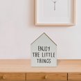 thumbnail image 3 of MDF House Shape Sign Enjoy The Little Things, 3 of 4