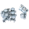 thumbnail image 1 of yuksok 10Pcs Mini Fuel Injection Hose Clamps Adjustable Hose Clip Assortment Kit Ø 8 - 10mm, 1 of 9