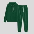 thumbnail image 2 of biudgviw 2 Piece Sweatsuit Outfits for Women Soft Stretch Jogger Sweatpants Baggy Long Sleeve Hoodies Lounge Sets, 2 of 5