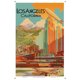 thumbnail image 1 of Hojalata Rectangular Wdftyju 20*30cm Plano Serie Caligrafía Y Pintura Los Ángeles California, 1 of 9