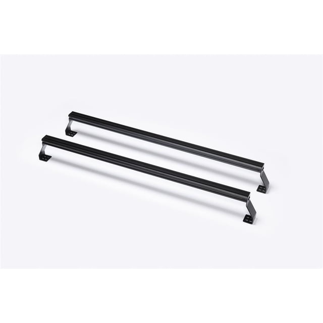 Fits 2020-2023 Jeep Gladiator JT Putco Bed Cargo Rack Cross Bar 185735 VentureTEC; For Use With Putco VentureTEC 184500 Bed Rack; 36 Inch Length; Black; Aluminum; With 8 Inch Elevation Bracket