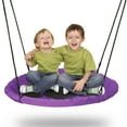 ZenSports 40Inch Saucer Swing for Kids and Adults, Outdoor Adjustable