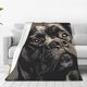 thumbnail image 1 of Balery Vintage Dog Illustration Manta de Felpa Suave y Acogedora – Cobija de Franela Aterciopelada para Cama, Lavable y Cálida para Sofá, Mascotas, Transpirable-80"x60", 1 of 7