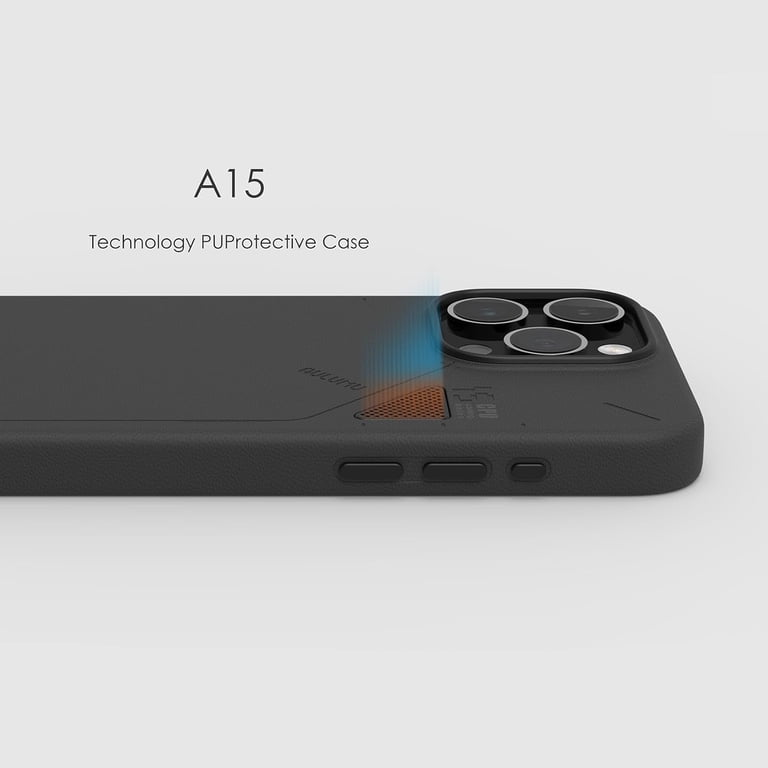 Aulumu A15 Vegan Leather Case for iPhone 15 Pro Max Magnetic Case