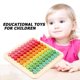 thumbnail image 5 of La tabla de multiplicar de madera lisa 9x9 bloquea los juguetes aritméticos divertidos coloridos Tmvgtek juguetes de los niños, 5 of 9