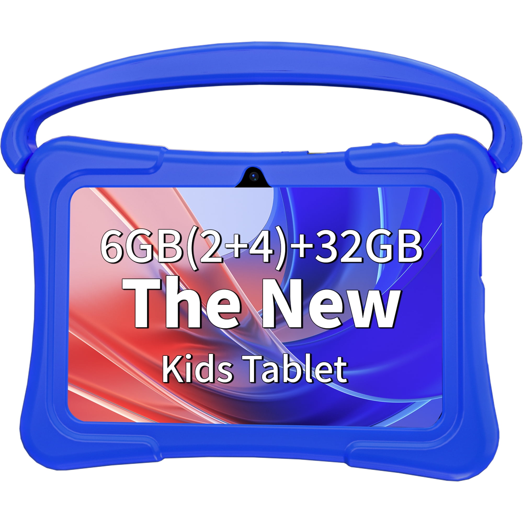 Kids Tablet, 7 inch Android 15 Tablet for Kids, 8GB+32GB 1TB Expand, Quad-Core Toddler Tablets with Shockproof Case, BT5.0, WiFi 5, Parental Control, Games, Dual Camera