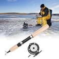 thumbnail image 1 of Winter Fishing Pole, Exquisite Workmanship Ice Fishing Rod Reel Combo Anti Skid Handle Portable Comfortable Handle  for Outside, 1 of 7