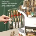 thumbnail image 2 of Makeup Cosmetic Storage Box Dustproof Replacement Solid Color Stylish Waterproof Replacement Lipsticks Face Cream Case Organizer Container White, 2 of 9