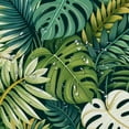 thumbnail image 5 of Awypu Durable and Washable Palm Leaves Hawaiian Monstera Banana Leaves Waterproof Shower Curtain Multiple Sizes White, 5 of 7