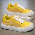 thumbnail image 3 of Men's Light Blue Mesh Breathable Platform Sneakers, Casual Summer Low-Top Shoes, 3 of 10